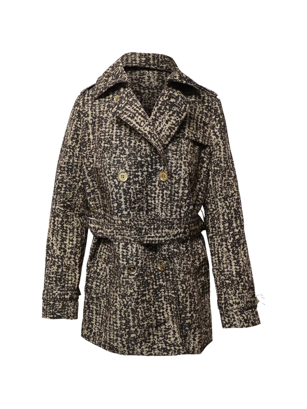 Michael Kors Vintage printed trench coat - Toni neutri