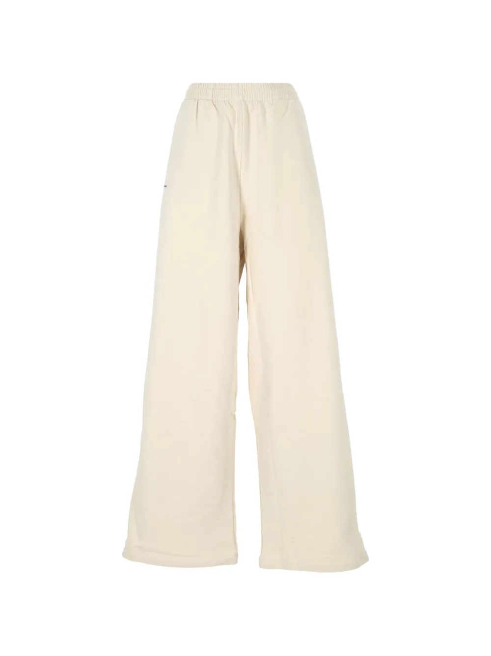 Pangaia elasticated-waistband logo-print trousers - Toni neutri