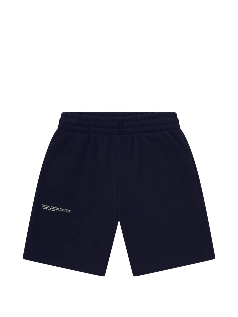Pangaia Kids logo-print elasticated shorts - Blu