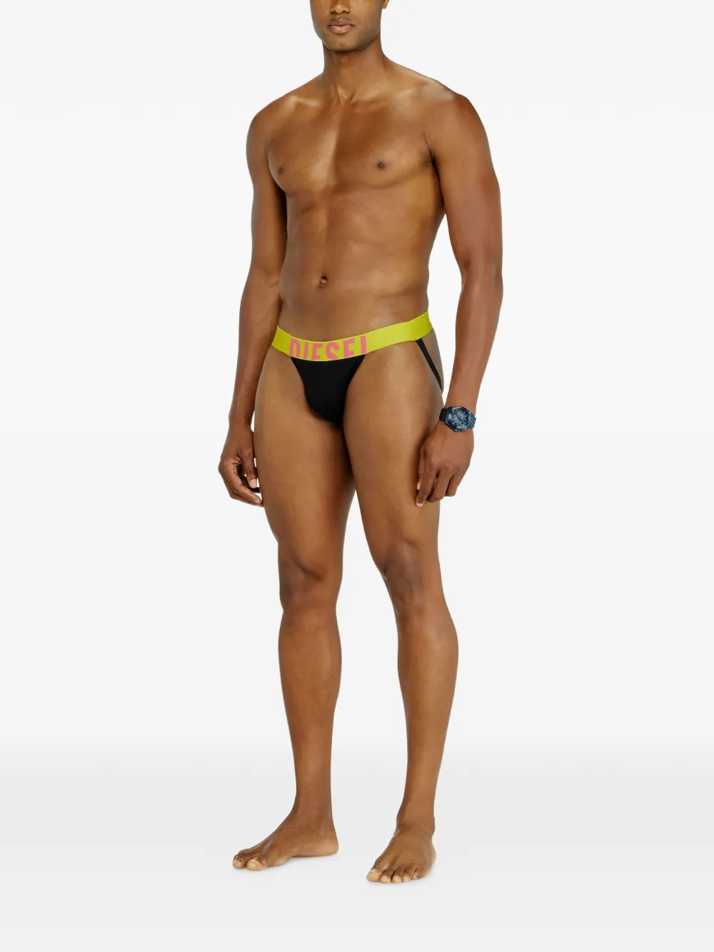Diesel Boxershorts met logoband Zwart