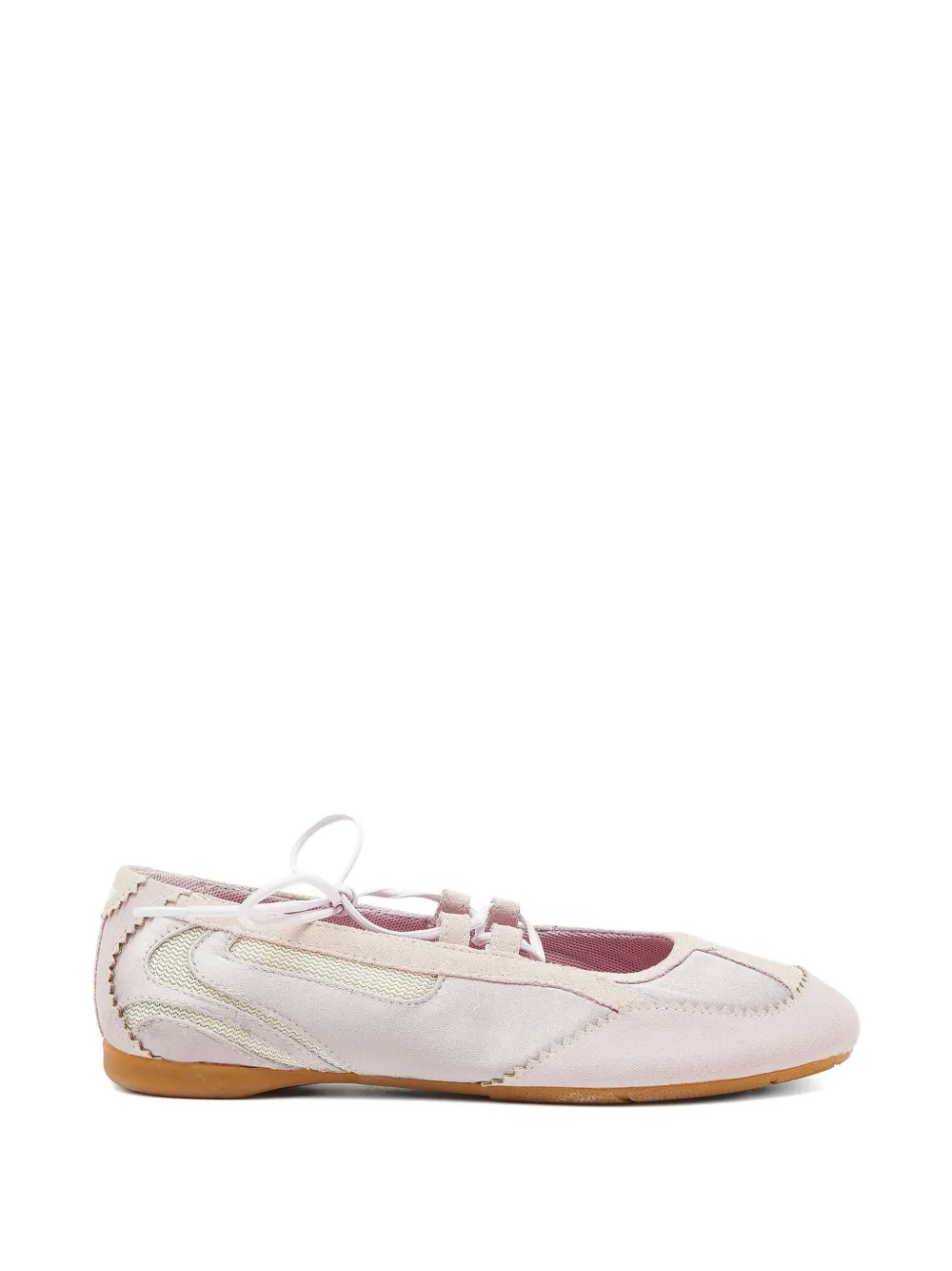 Diesel D-Mile lace-up ballet flats - Rosa