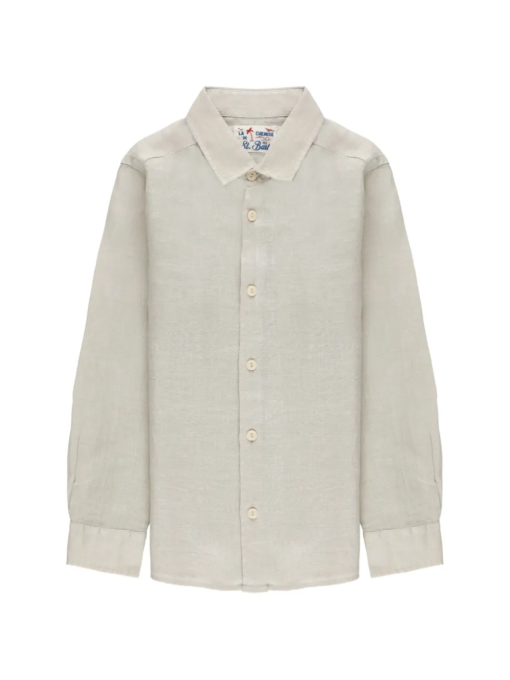 MC2 Saint Barth Kids Agnes linnen shirt Beige