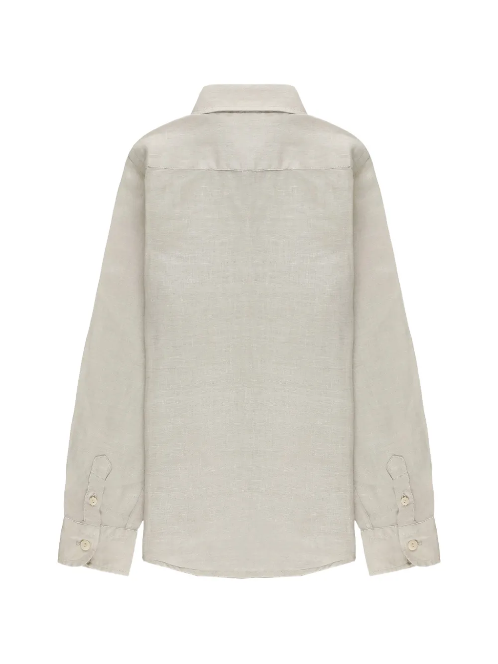 MC2 Saint Barth Kids Agnes linnen shirt Beige