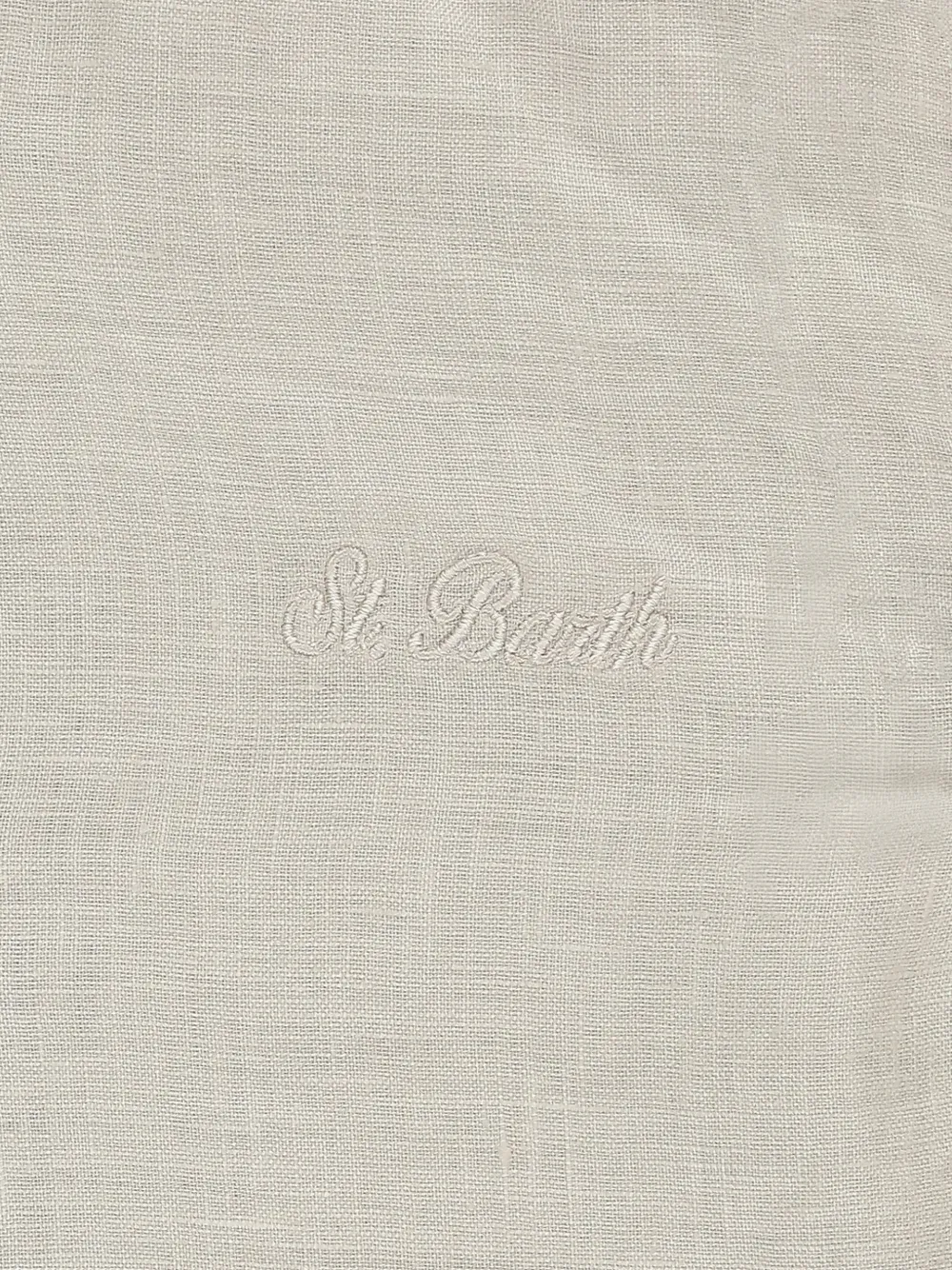 MC2 Saint Barth Kids Agnes linnen shirt Beige
