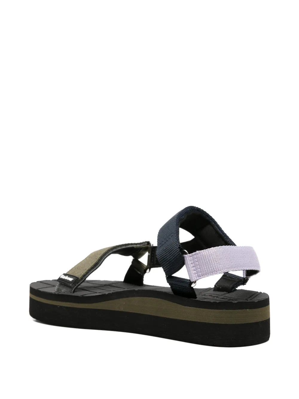  Barbour Sandalias Mila Con Cierre Autoadherente - Azul 
