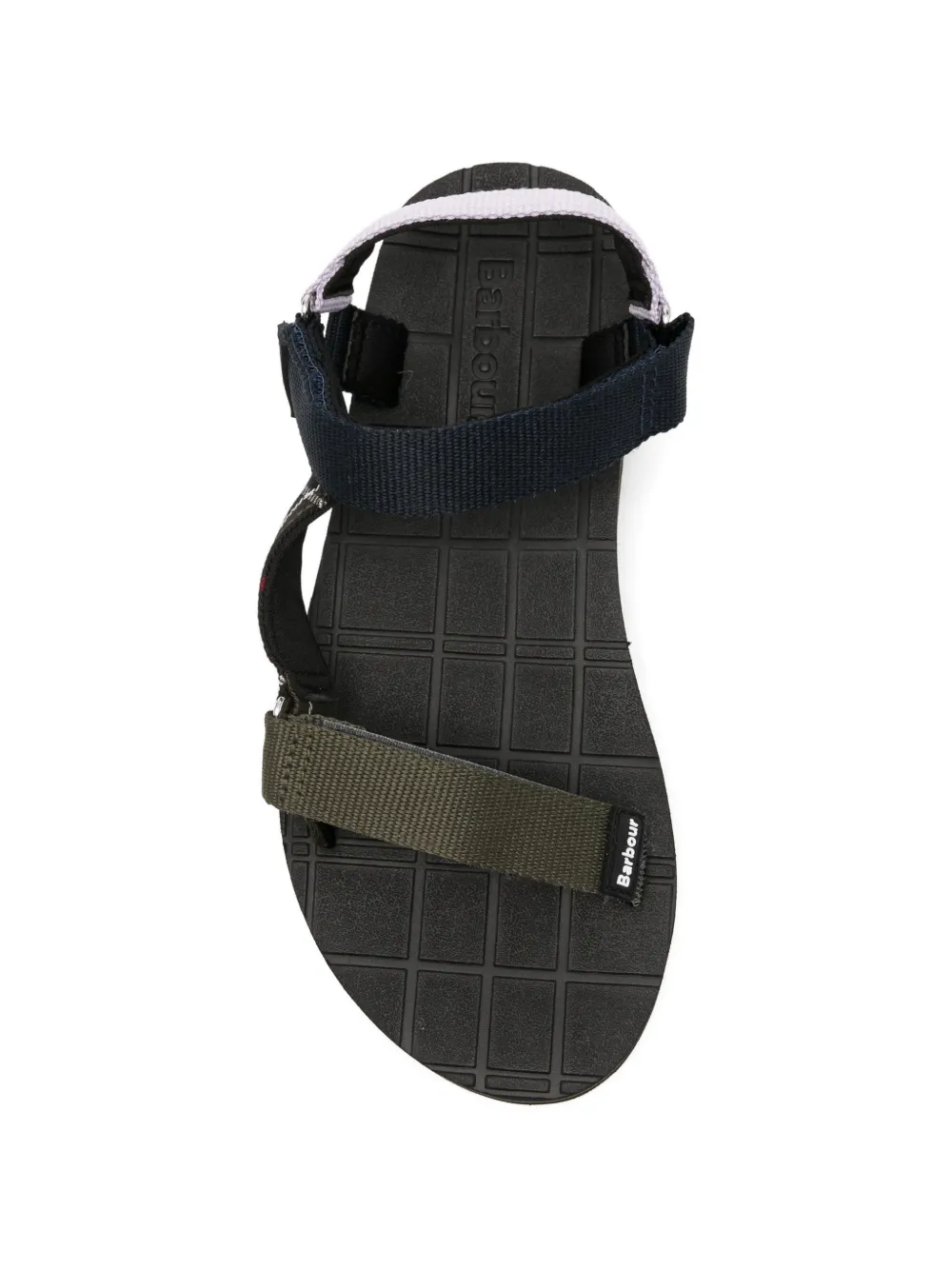 Barbour Mila sandalen met klittenband Blauw