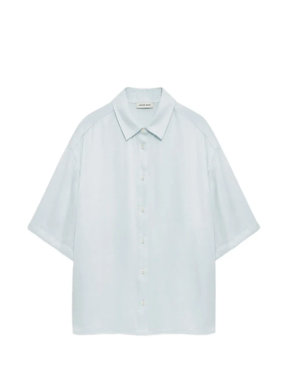 ANINE BING Coco blouse met korte mouwen Groen