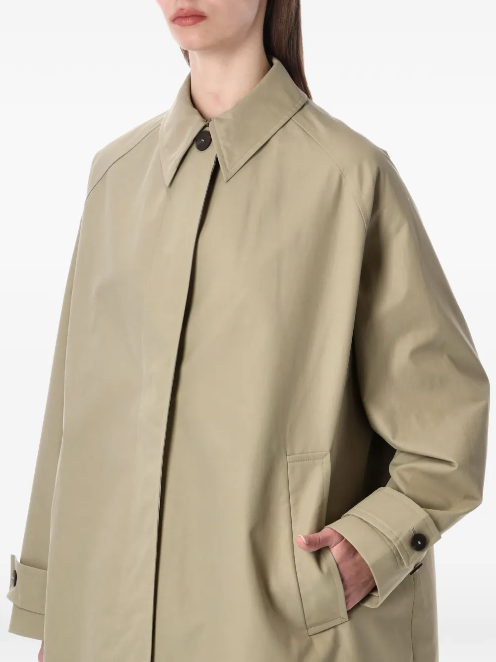 Studio Nicholson Holin trench coat - Nude