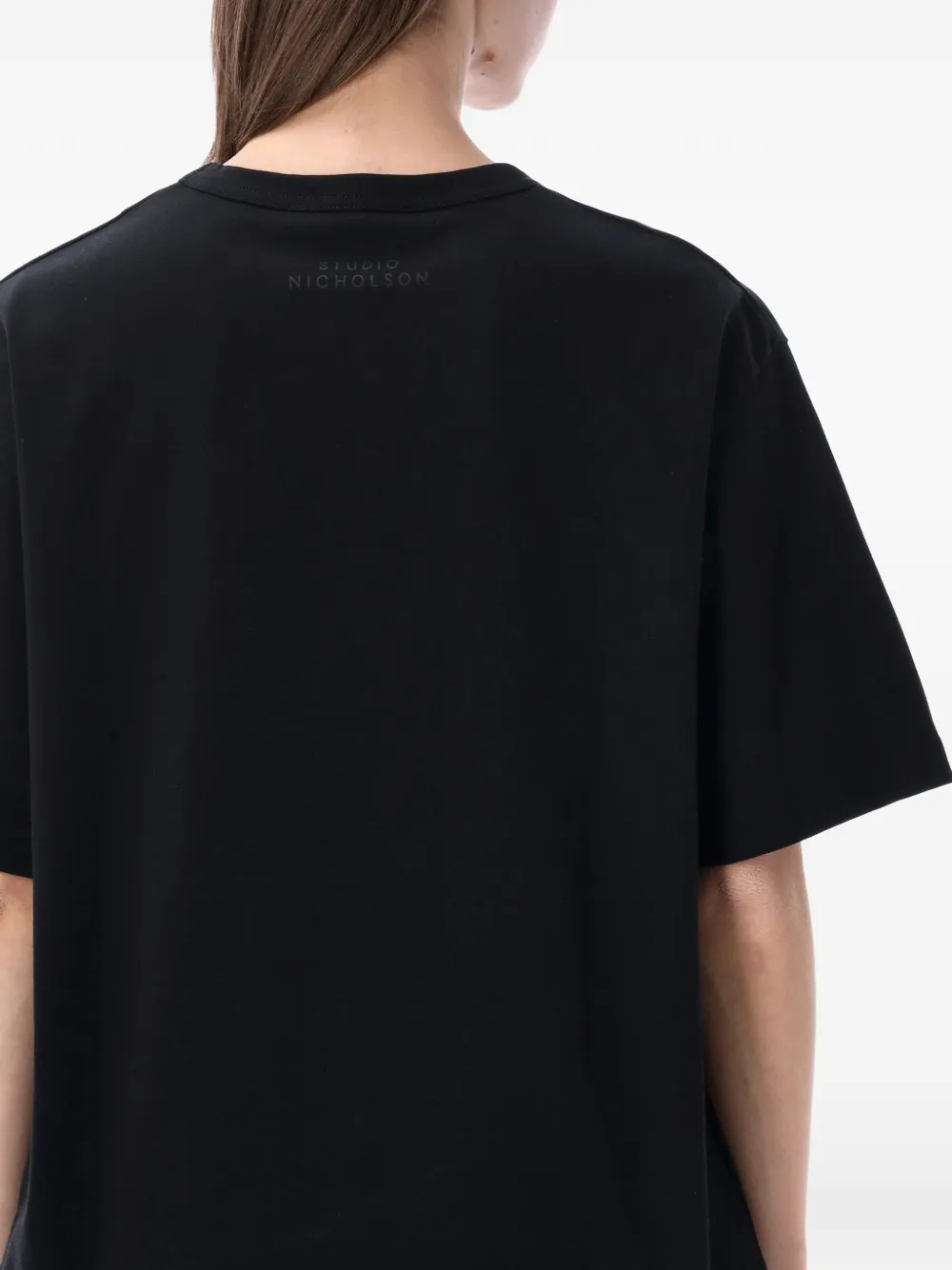 Studio Nicholson Lee T-shirt met logo-print Zwart