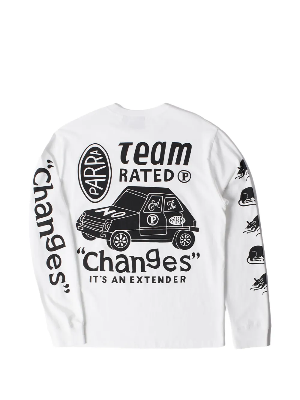 BY PARRA Team Changes T-shirt Wit