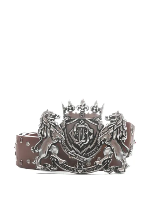 BIRTH OF ROYAL CHILD lion-medal crystal-embellished belt