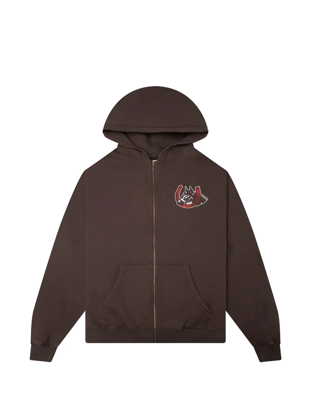 One Of These Days Valley Riders hoodie - Marrone