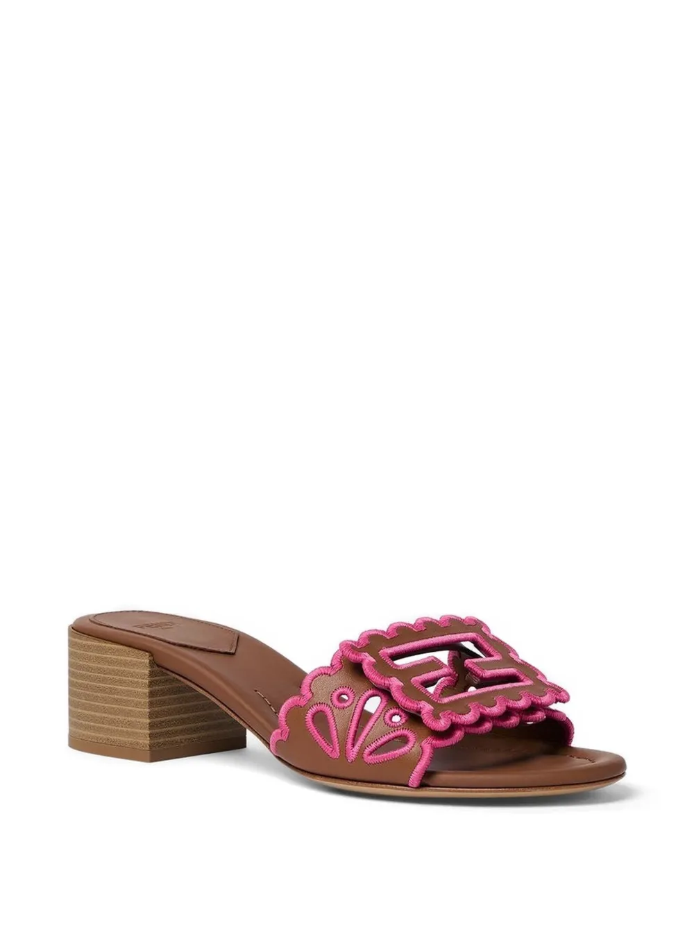 FENDI scalloped sandals Bruin