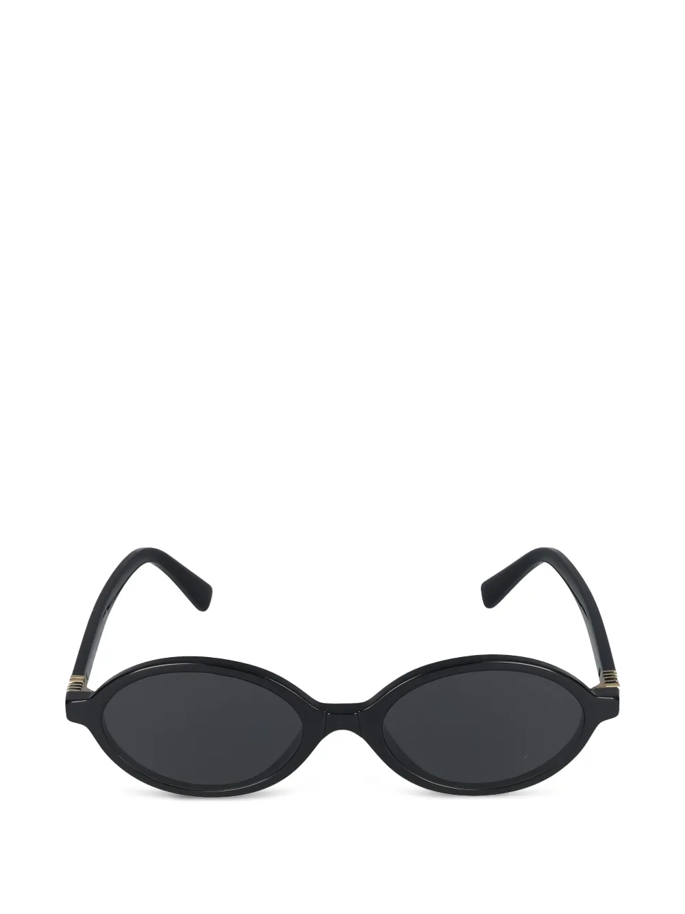 Miu Miu oval-frame sunglasses - Schwarz