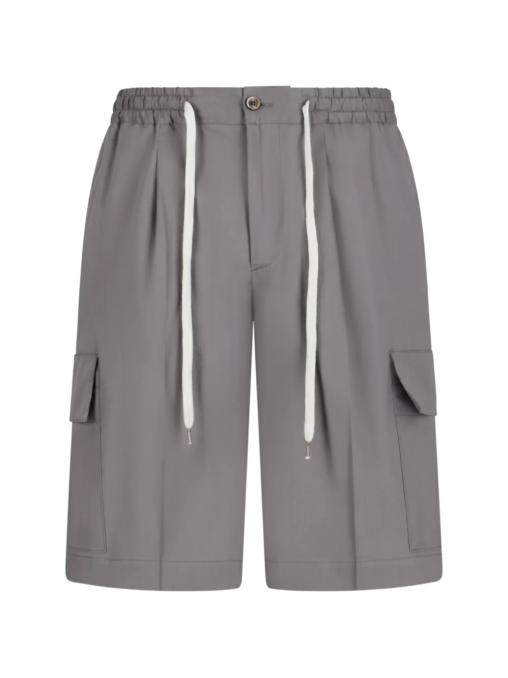 PT Torino drawstring cargo-pocket shorts - Grigio