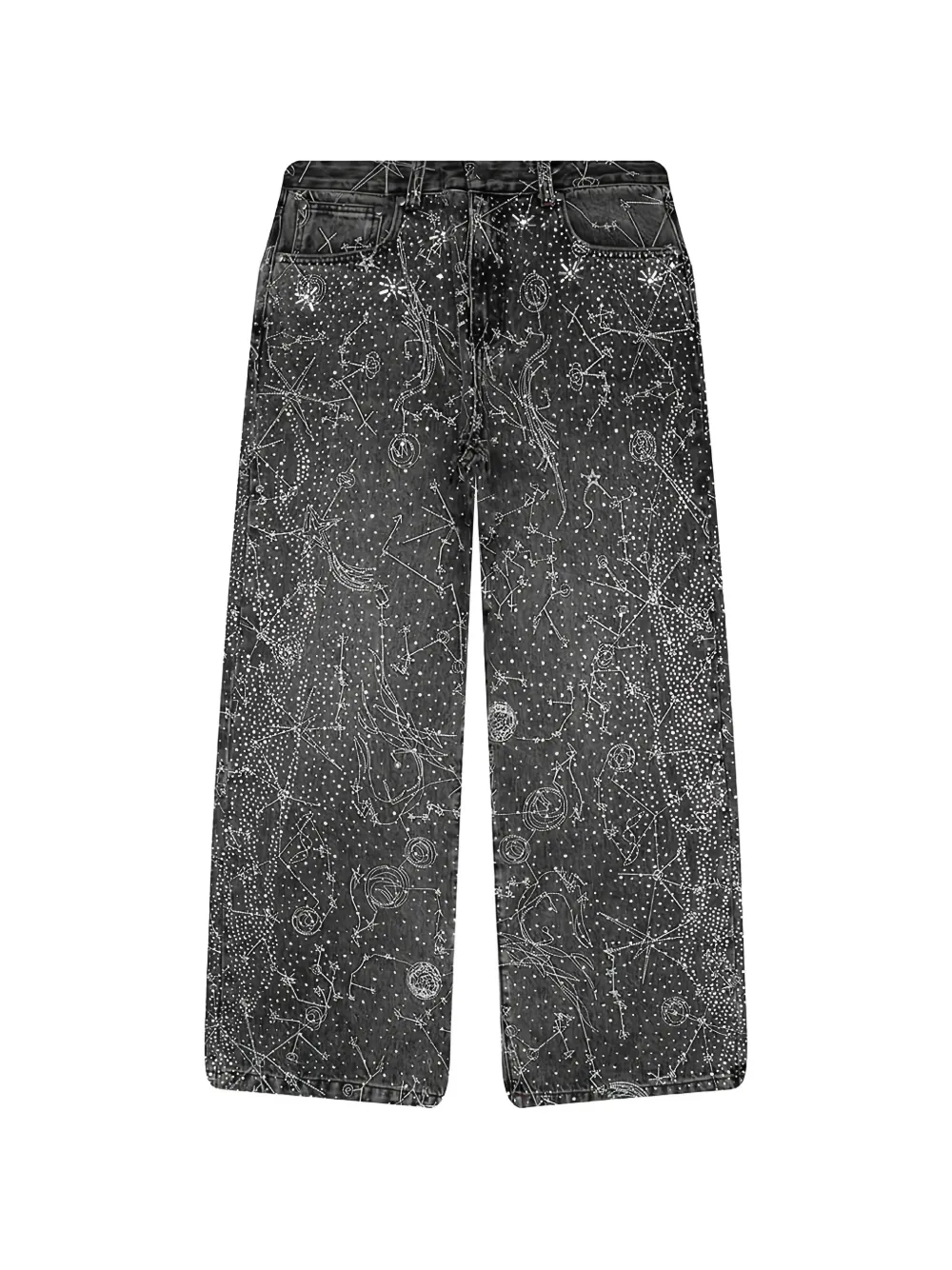 BIRTH OF ROYAL CHILD 20K Zodiac Diamond jeans Zwart