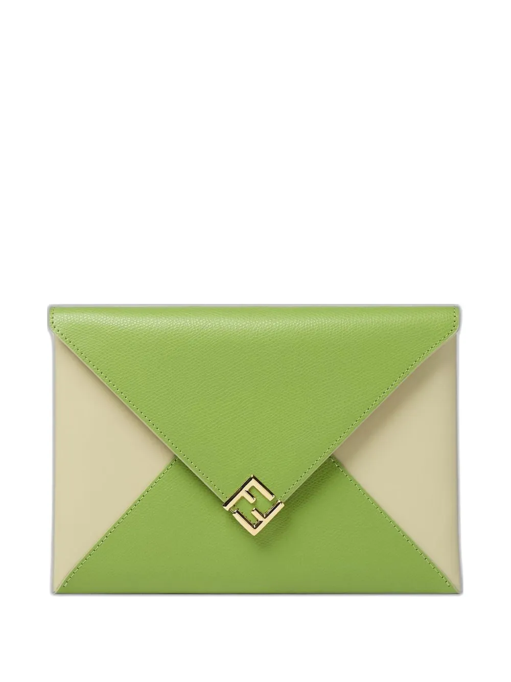 FENDI FF leather pouch bag - Toni neutri