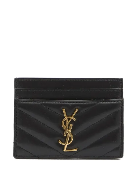 Saint Laurent Cassandre quilted leather card holder