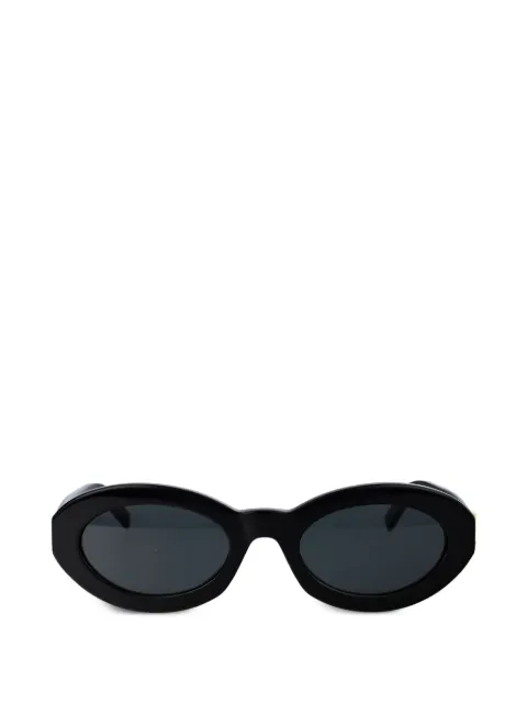 Saint Laurent lentes de sol con armazón ovalada