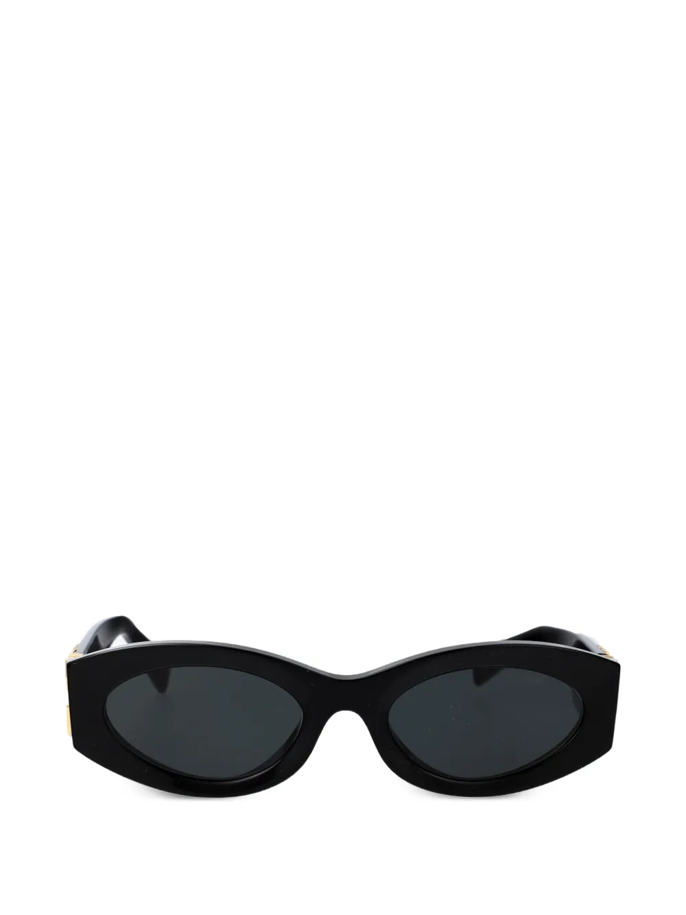 Miu Miu oval-frame sunglasses - Schwarz