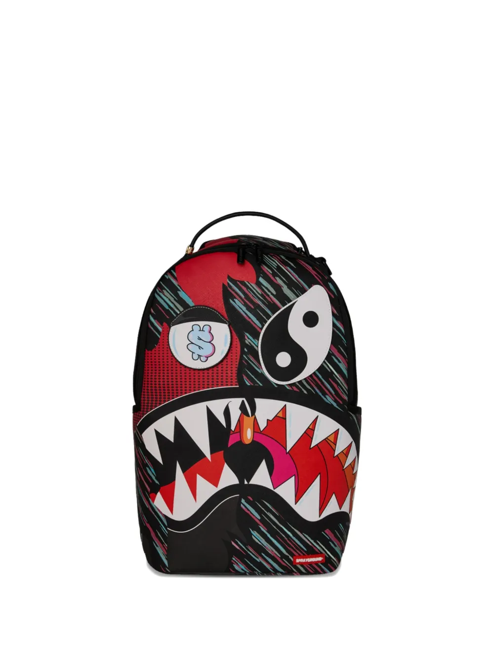 sprayground kid Hyper Driven Shark graphic-print backpack - Nero
