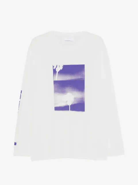 OAMC Peacemaker panorama-print long-sleeve T-shirt