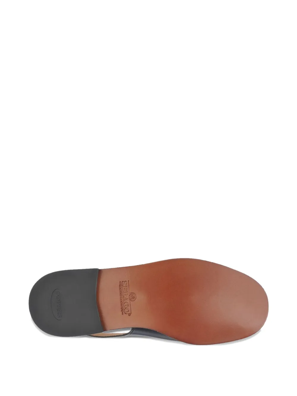 Sebago Dan slingback flat sandals Zwart