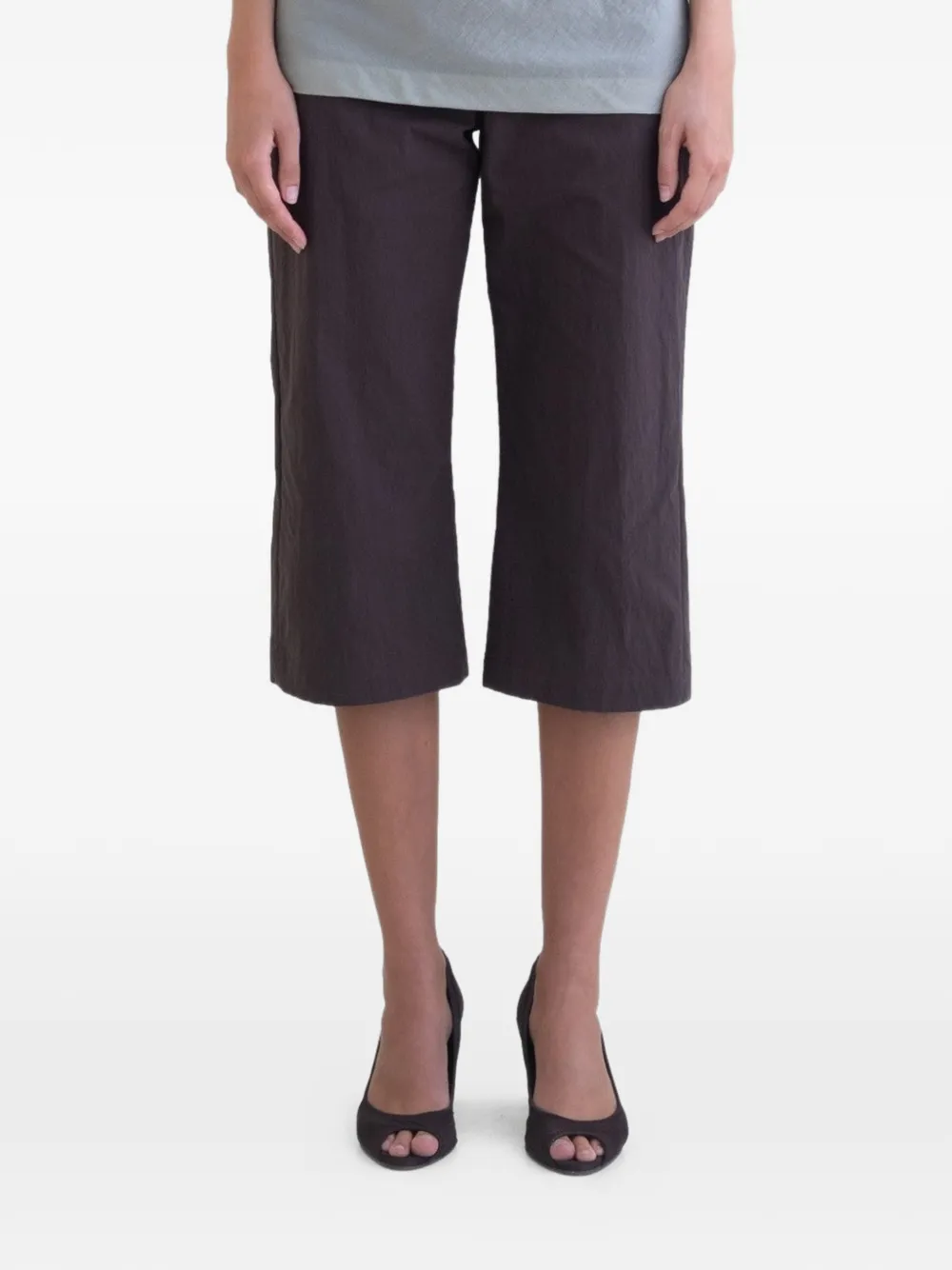 BELLE ANNA Miller capri pants - Marrone