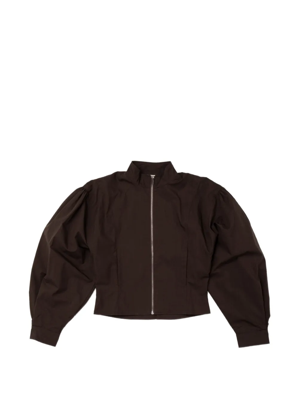 BELLE ANNA Globo puffed-sleeve jacket - Marrone
