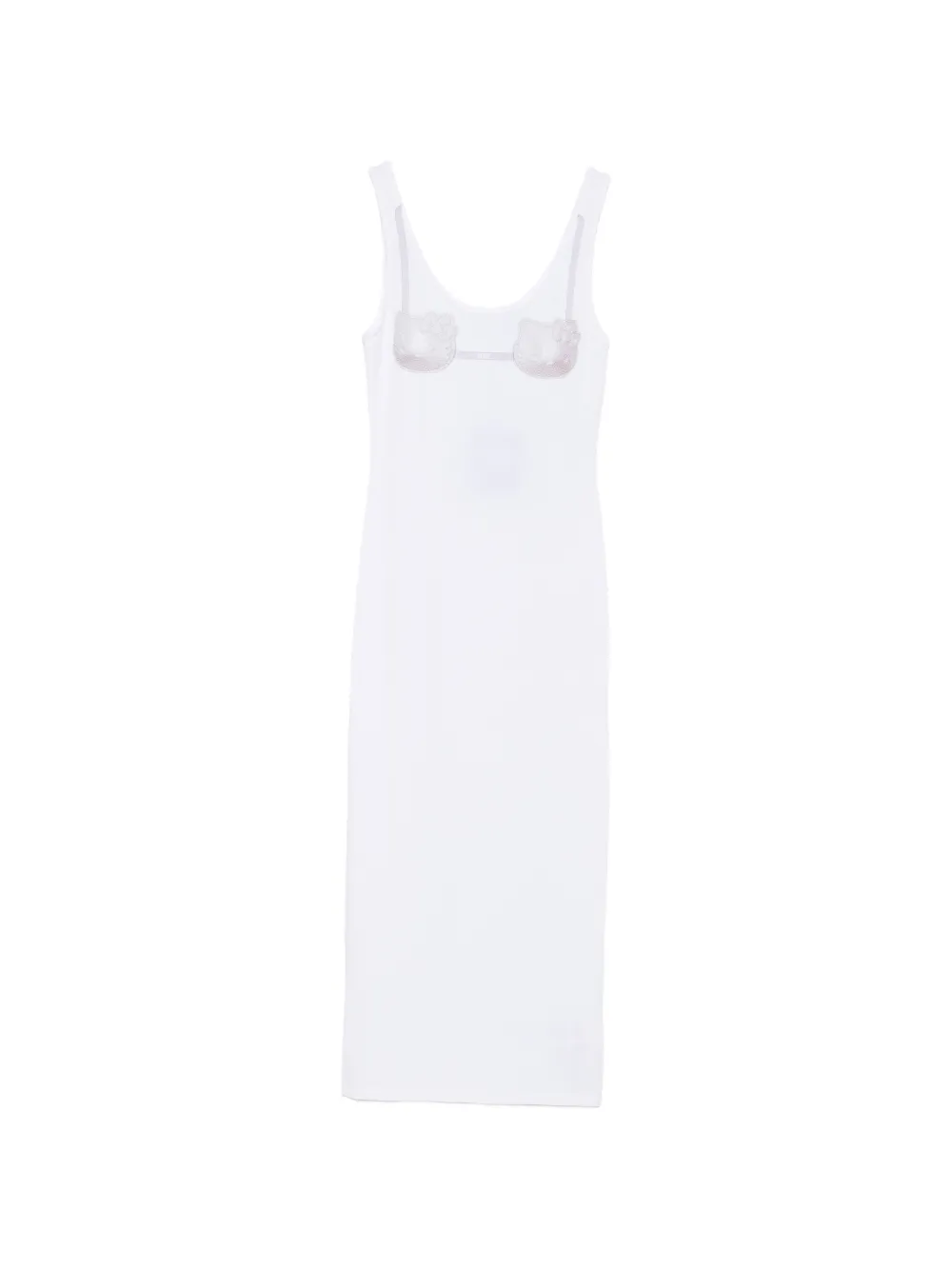 GCDS x Hello Kitty crystal-embellished dress - Weiß