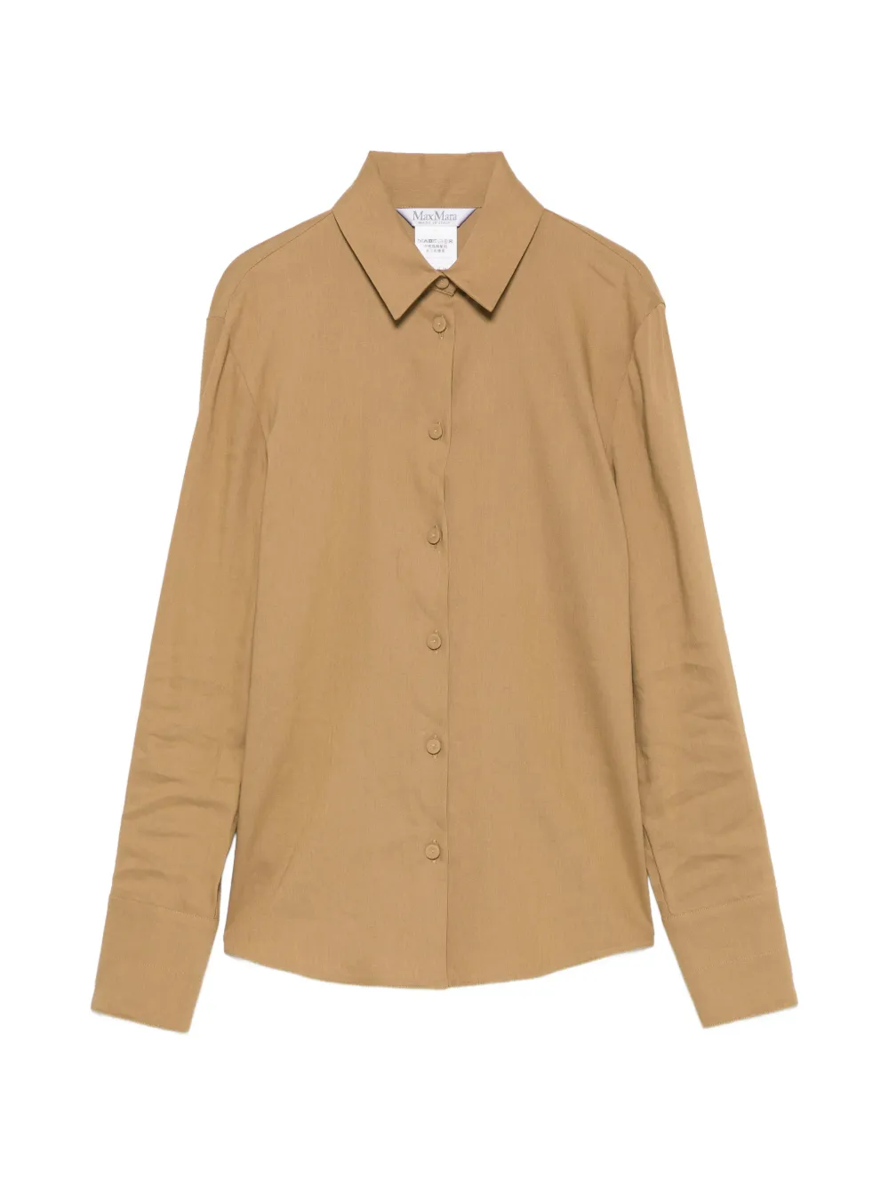 Max Mara Badesse long-sleeve shirt - Neutrals