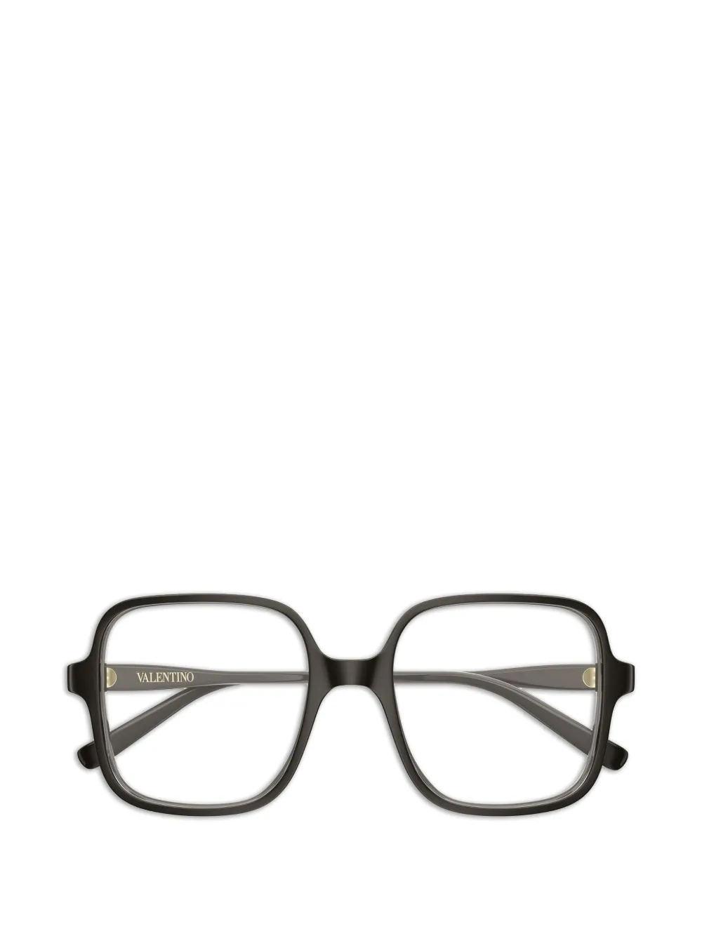 VALENTINO GARAVANI EYEWEAR square-frame VLogo glasses - Schwarz