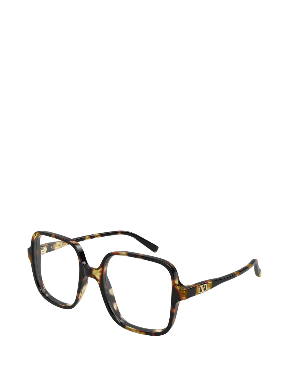 VALENTINO GARAVANI EYEWEAR Bril met vierkant montuur Bruin