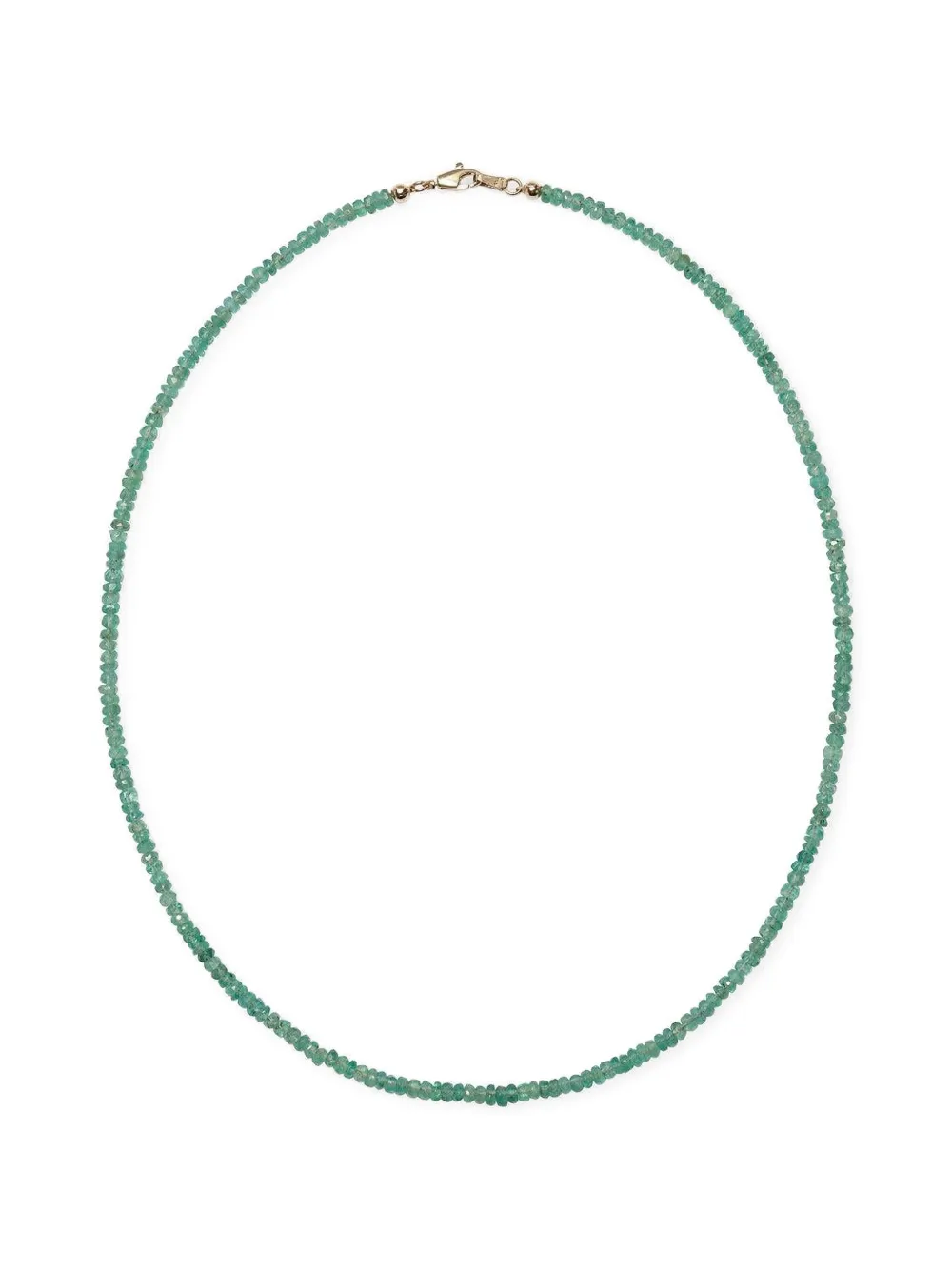Lizzie Fortunato emerald beaded necklace - Verde