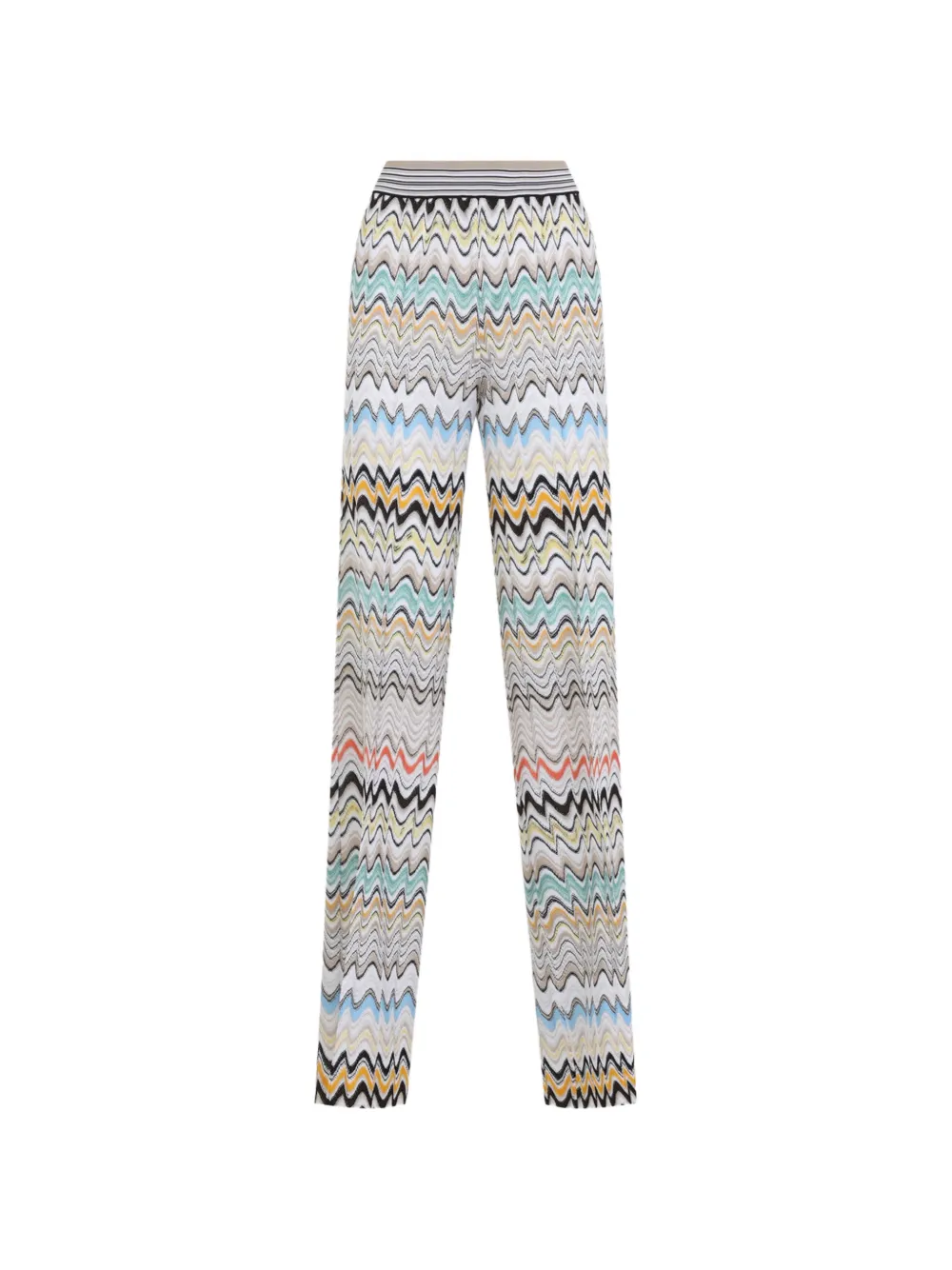 Missoni zigzag-knit trousers - Toni neutri