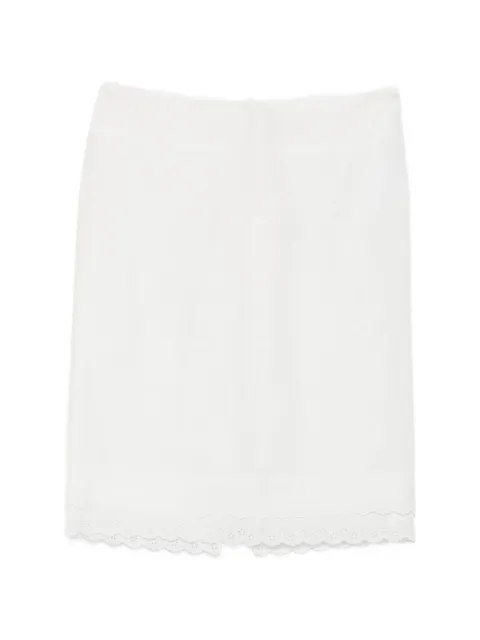 Magda Butrym broderie-anglaise midi skirt