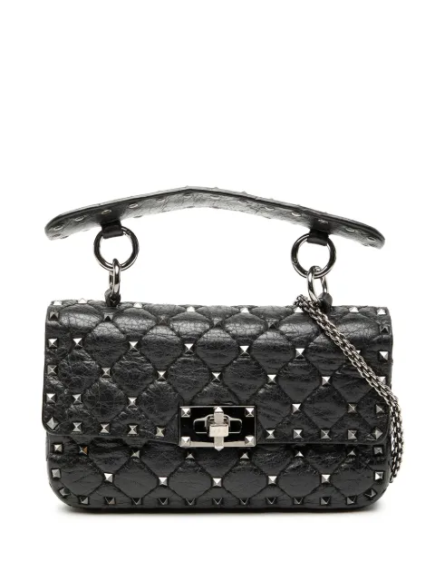 Valentino Garavani Pre-Owned Rockstud Spike liten axelremsväska från 2000-2017