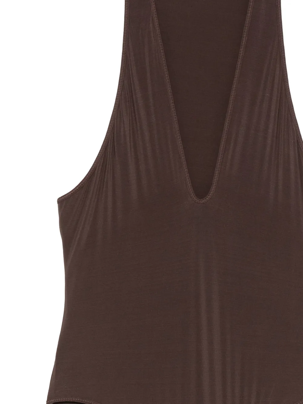 ZIMMERMANN Luna body met V-hals Bruin