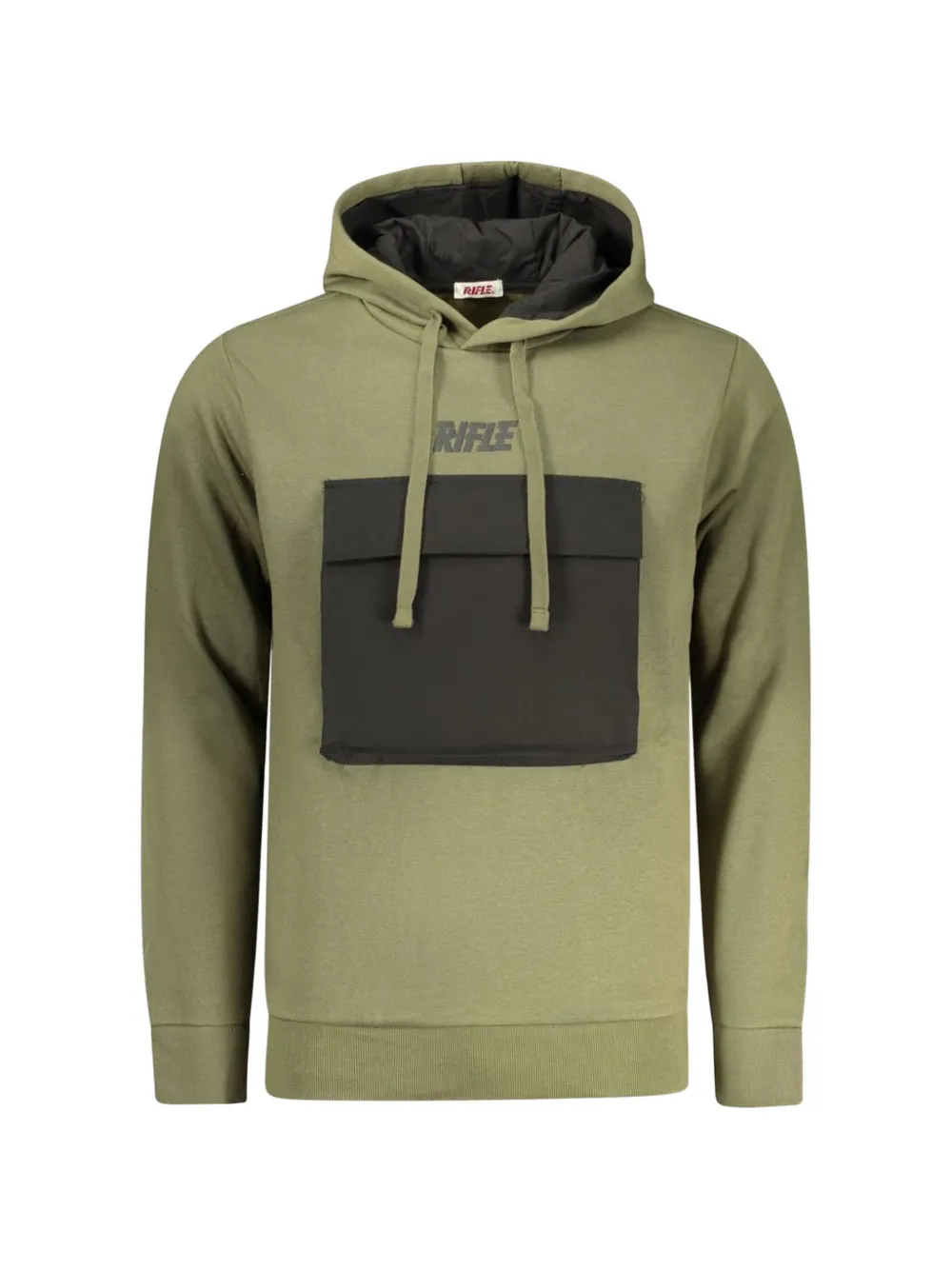 RIFLE flap-pocket hoodie - Verde