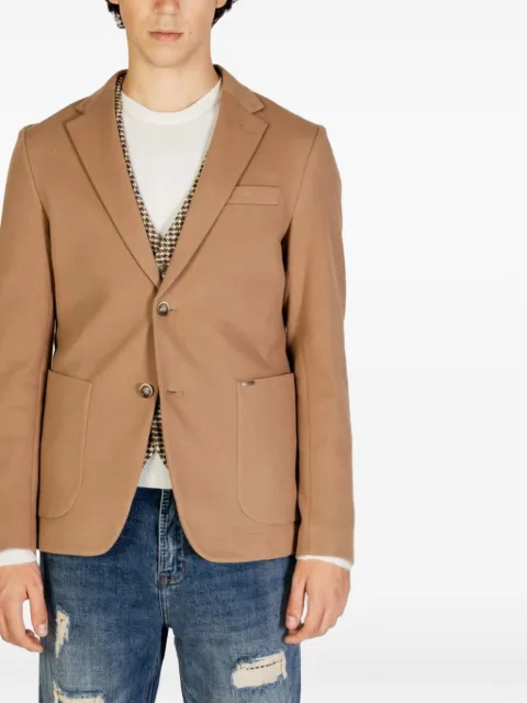 GIANNI LUPO notch-lapel patch-pocket suit 