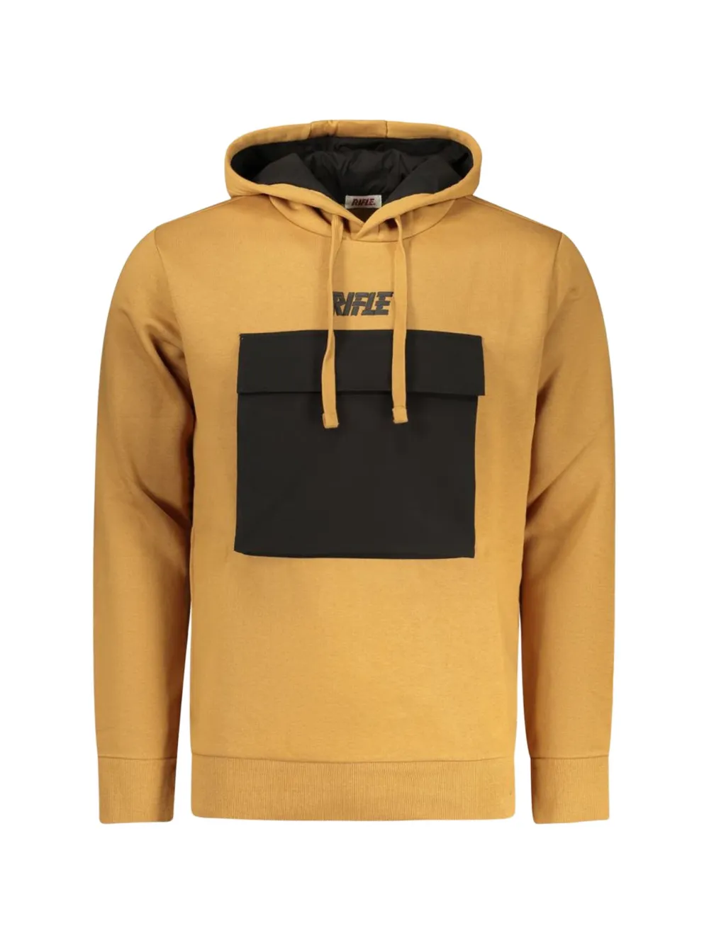RIFLE flap-pocket hoodie - Giallo