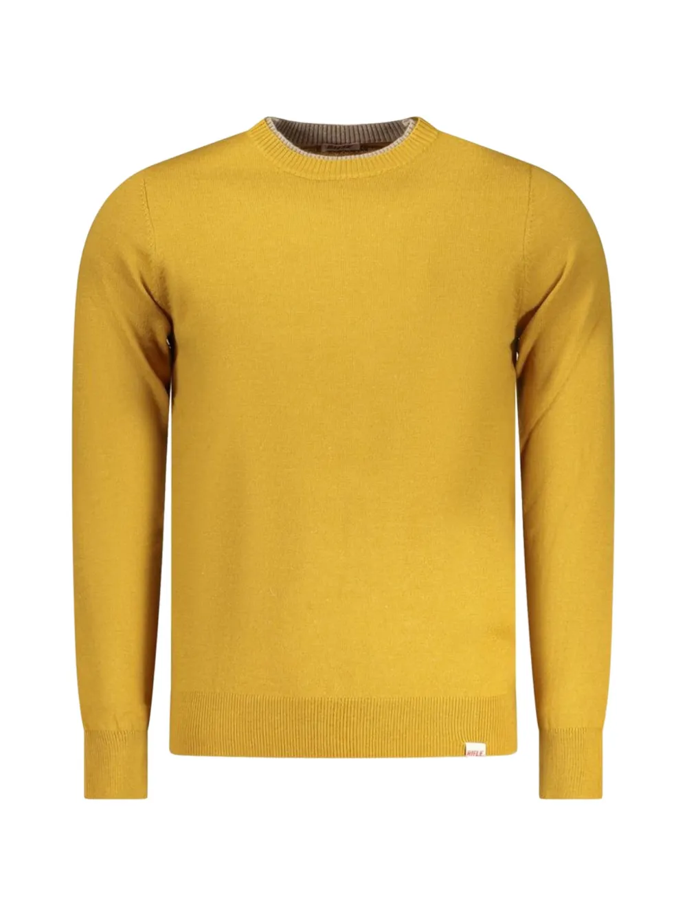 RIFLE fine-knit sweater - Giallo