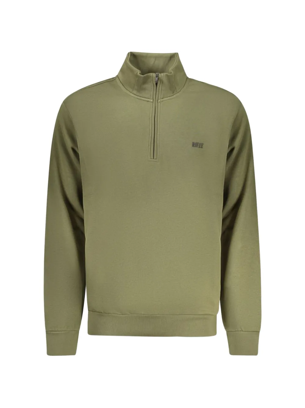 RIFLE quarter-zip sweater - Verde