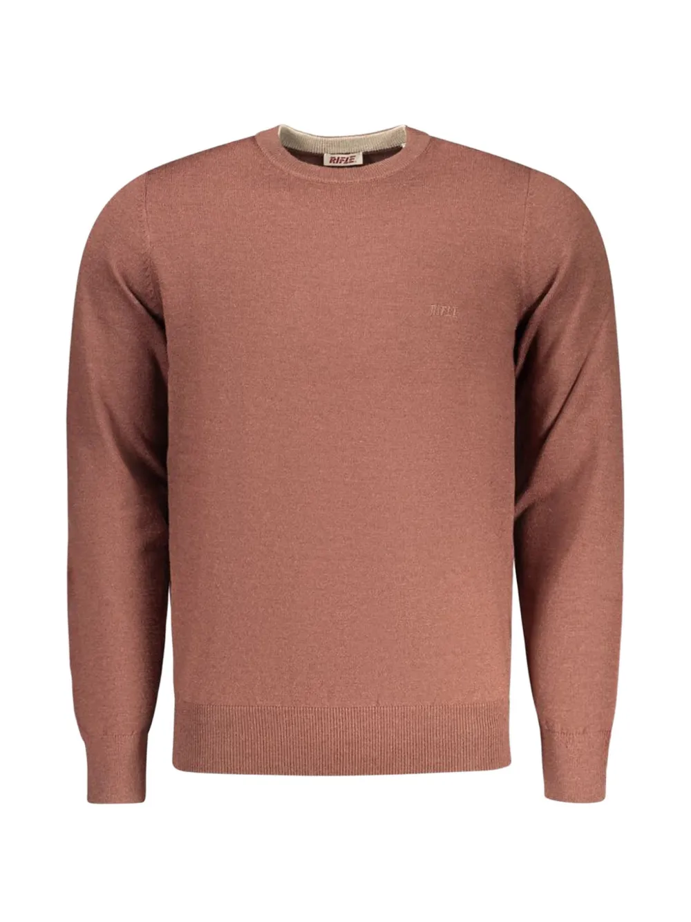 RIFLE fine-knit sweater - Marrone