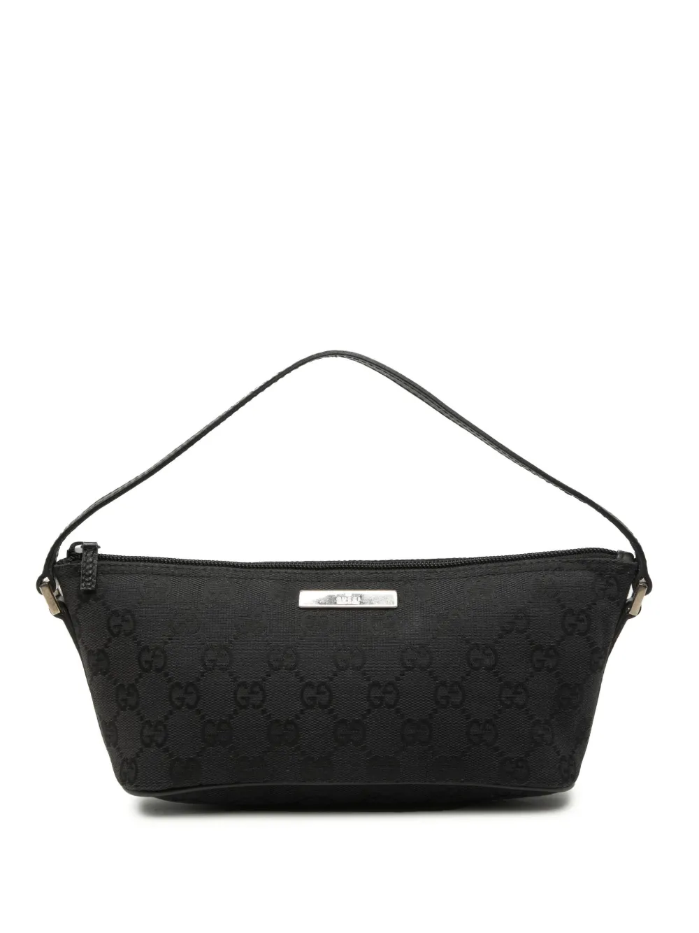 Gucci Pre-Owned 2000-2015 GG Canvas Boat shoulder bag - Nero