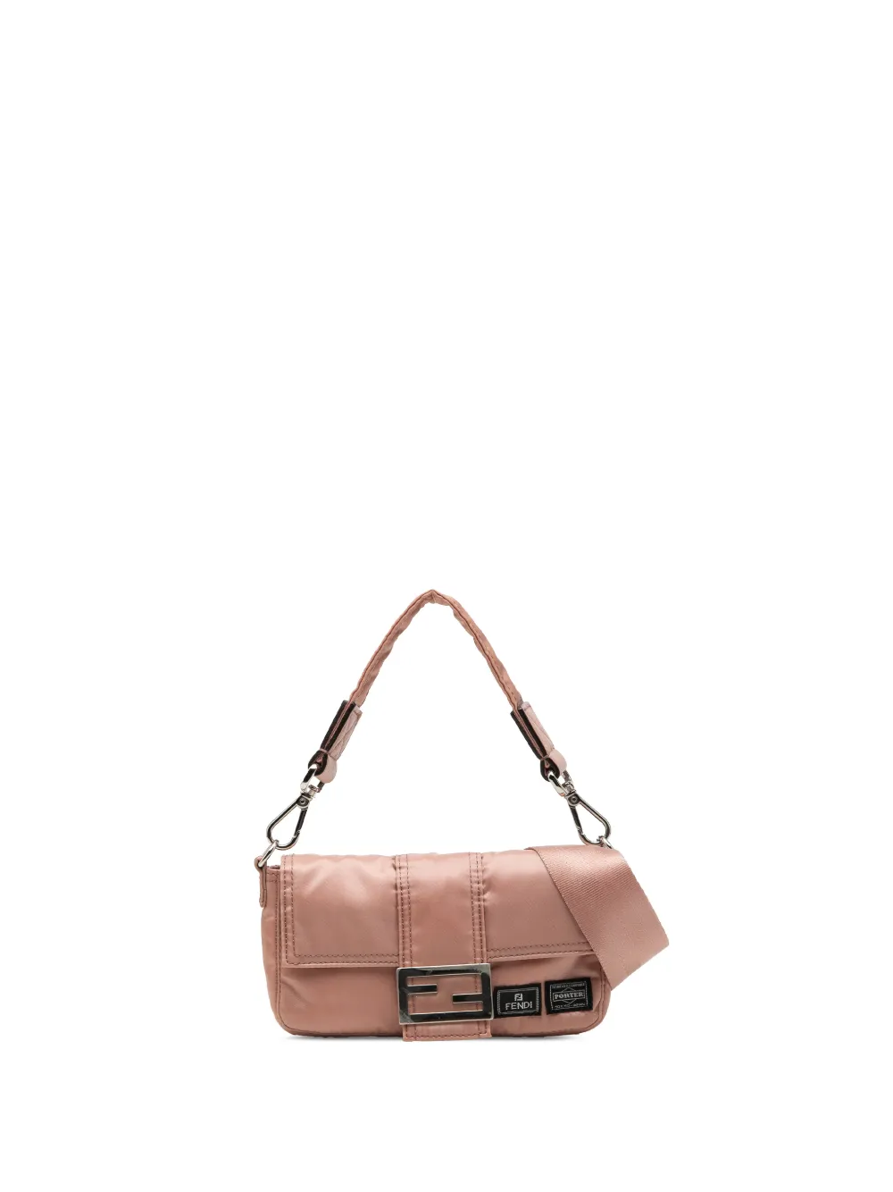 Fendi Pre-Owned 2010-2026 Porter Yoshida Nylon Baguette satchel - Pink