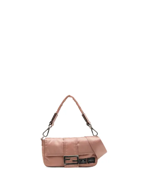 Fendi Pre-Owned 2010-2026 Porter Yoshida Nylon Baguette satchel