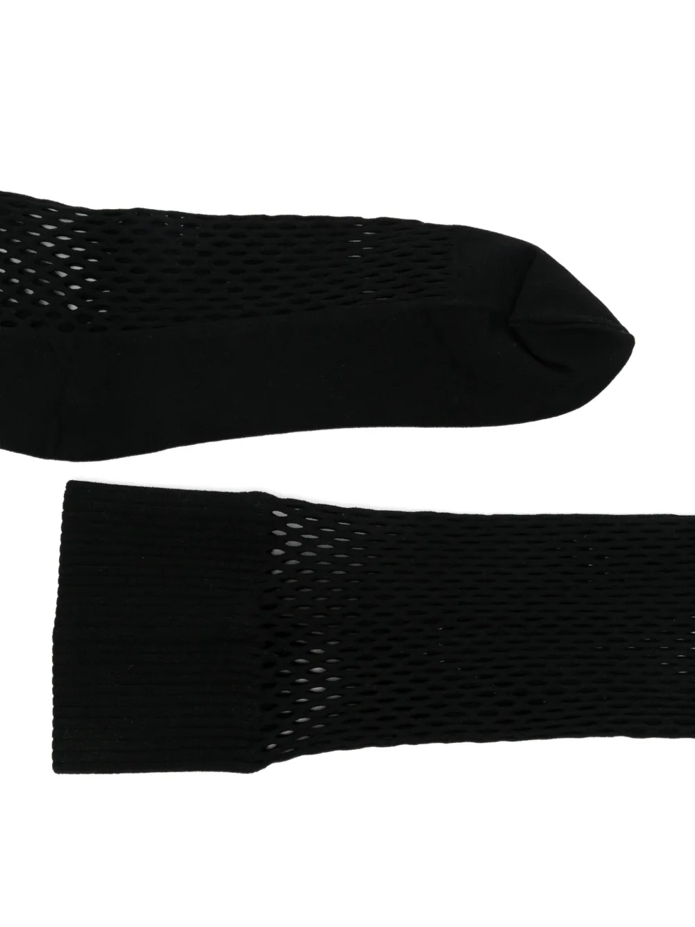 Comme des Garçons Homme Plus Mesh sokken Zwart