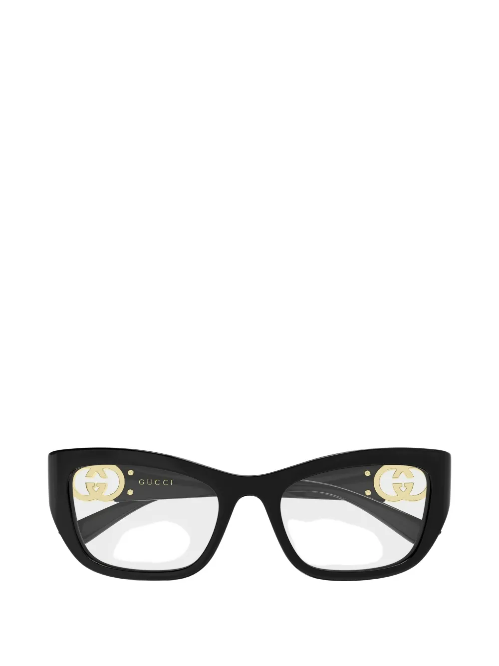 Gucci Eyewear Interlocking-G cat-eye glasses - Nero