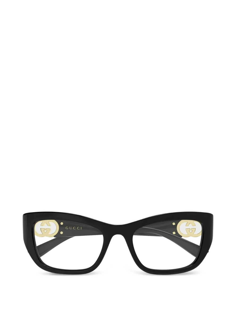 Gucci Eyewear Interlocking-G cat-eye glasses - Nero